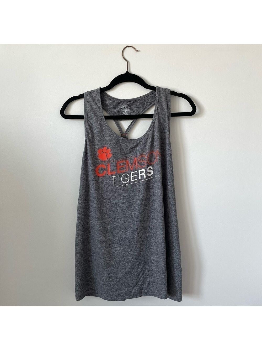Clemson Tigers Graphic Razor Tank Top